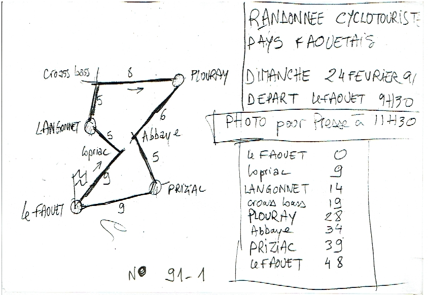 Un premier circuit officiel